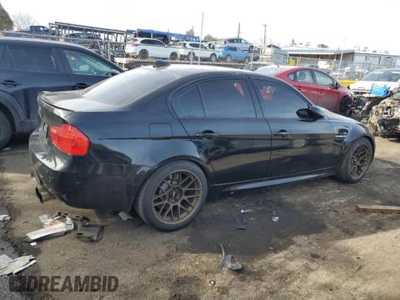 2009 BMW M3 with VIN WBSPM93529E201115, listed as a Copart auction lot 45797415 with 154,638 mi miles and Clean title. Bid and sale history available at DreamBid. Image 3.