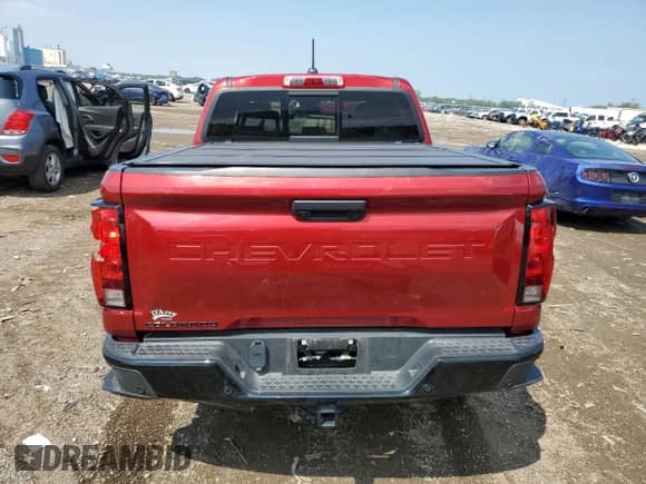 2023 Chevrolet Colorado 4WD Trail Boss с VIN 1GCPTEEK8P1191457, выставлен на аукционе Copart как лот 68494325 с пробегом 23 590 миль миль и Списание • Salvage title. История ставок и продаж доступна на DreamBid. Изображение 6.
