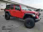2021 Jeep Wrangler Unlimited Rubicon z VIN 1C4HJXFN4MW514237, wystawiony jako Copart lot #66986385 z przebiegiem 87 079 mil mil oraz Szkoda całkowita • Salvage title. Historia ofert i sprzedaży dostępna na DreamBid. Obrazek 4.