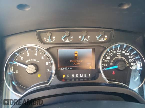 2013 Ford F-150 XL with VIN 1FTFW1CF8DFC24571, listed as a Copart auction lot 80031555 with 139,643 mi miles and Salvage title. Bid and sale history available at DreamBid. Image 9.