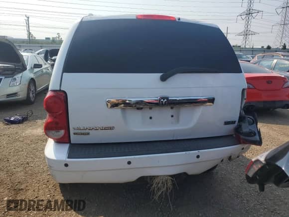 2008 Dodge Durango Limited with VIN 1D8HD58278F101590, listed as a Copart auction lot 67187225 with Not provided miles and Salvage title. Bid and sale history available at DreamBid. Image 6.