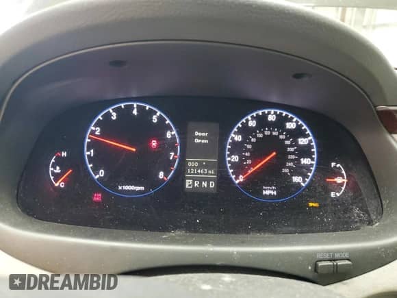 2007 Hyundai Azera SE с VIN KMHFC46F57A190303, выставлен на аукционе Copart как лот 87173494 с пробегом 121 463 миль миль и Списание • Salvage title. История ставок и продаж доступна на DreamBid. Изображение 9.