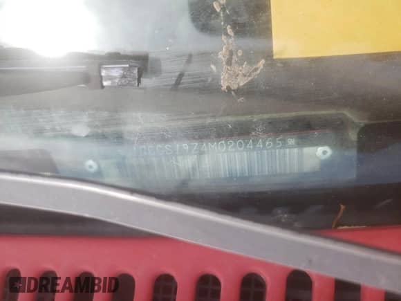 1991 Chevrolet S-10 z VIN 1GCCS19Z4M0204465, wystawiony jako Copart lot #77198684 z przebiegiem 147 796 mil mil oraz Szkoda całkowita • Salvage title. Historia ofert i sprzedaży dostępna na DreamBid. Obrazek 12.