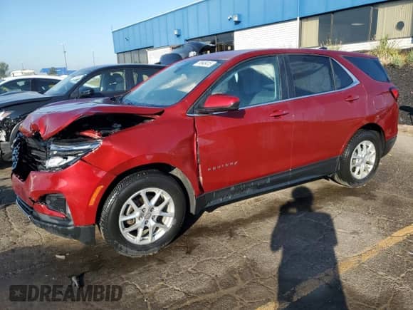 2023 Chevrolet Equinox LT с VIN 3GNAXUEG5PS143890, выставлен на аукционе Copart как лот 70848415 с пробегом 35 029 миль миль и На запчасти • Non repairable. История ставок и продаж доступна на DreamBid. Изображение 1.