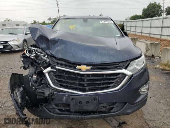 2018 Chevrolet Equinox LS with VIN 3GNAXHEV6JS540439, listed as a Copart auction lot 81704595 with Not provided miles and Salvage title. Bid and sale history available at DreamBid. Image 5.