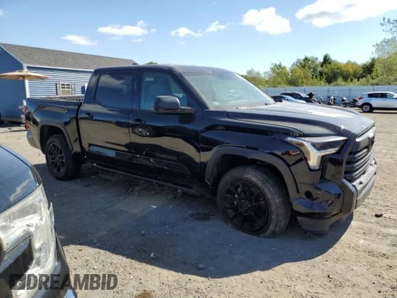 2024 Toyota Tundra SR5 with VIN 5TFLA5DB1RX230122, listed as a Copart auction lot 64092405 with 17,632 mi miles and Salvage title. Bid and sale history available at DreamBid. Image 4.