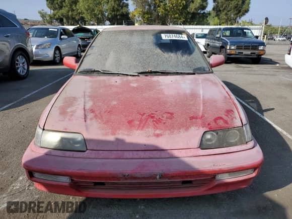1990 Honda Civic with VIN 2HGED6341LH559585, listed as a Copart auction lot 76074684 with 199,879 mi miles and Salvage title. Bid and sale history available at DreamBid. Image 5.