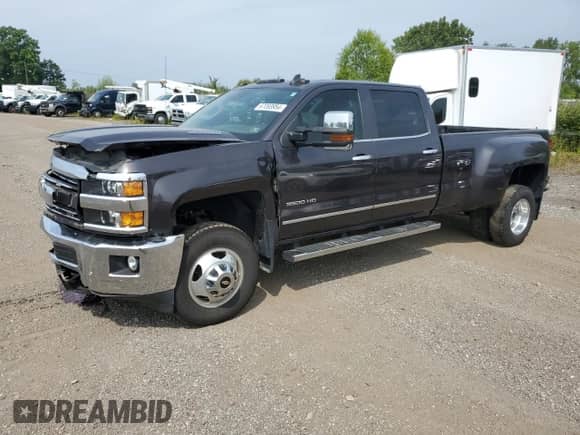 2015 Chevrolet Silverado 3500HD LTZ with VIN 1GC4K0E87FF610932, listed as a Copart auction lot 67093954 with 89,360 mi miles and Salvage title. Bid and sale history available at DreamBid. Image 1.