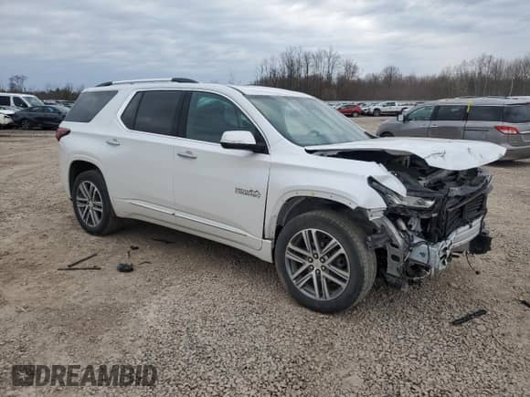 2023 Chevrolet Traverse High Country с VIN 1GNEVNKW8PJ318742, выставлен на аукционе Copart как лот 53361995 с пробегом 26 687 миль миль и Списание • Salvage title. История ставок и продаж доступна на DreamBid. Изображение 4.