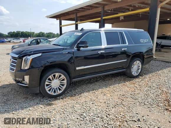 2016 Cadillac Escalade ESV Platinum z VIN 1GYS4KKJXGR476500, wystawiony jako Copart lot #59027615 z przebiegiem 178 012 mil mil oraz Szkoda całkowita • Salvage title. Historia ofert i sprzedaży dostępna na DreamBid. Obrazek 1.