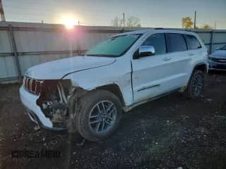 2019 Jeep Grand Cherokee Limited with VIN 1C4RJFBGXKC720182, listed as a Copart auction lot 85343075 with 92,060 mi miles and Clean title. Bid and sale history available at DreamBid. Image 1.