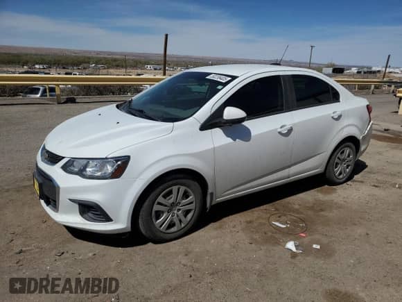 2018 Chevrolet Sonic LS with VIN 1G1JB5SH5J4104808, listed as a Copart auction lot 54892665 with 53,746 mi miles and Salvage title. Bid and sale history available at DreamBid. Image 1.