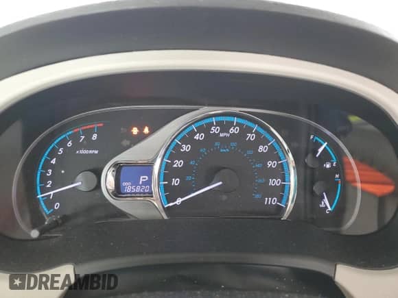 2012 Toyota Sienna XLE with VIN 5TDYK3DC8CS205280, listed as a Copart auction lot 81258065 with 185,820 mi miles and Salvage title. Bid and sale history available at DreamBid. Image 9.