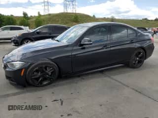 2015 BMW 3 Series 335i xDrive with VIN WBA3B9C51FF588965, listed as a Copart auction lot 62951015 with 72,801 mi miles and Salvage title. Bid and sale history available at DreamBid. Image 1.