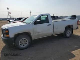 2015 Chevrolet Silverado 1500 LS z VIN 1GCNCPEH0FZ339821, wystawiony jako Copart lot #58835755 z przebiegiem 96 456 mil mil oraz Szkoda całkowita • Salvage title. Historia ofert i sprzedaży dostępna na DreamBid. Obrazek 1.