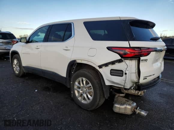 2024 Chevrolet Traverse LS с VIN 1GNETTKW1RJ138919, выставлен на аукционе Copart как лот 86176464 с пробегом 12 554 миль миль и Списание • Salvage title. История ставок и продаж доступна на DreamBid. Изображение 2.