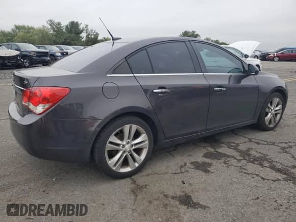 2014 Chevrolet Cruze LTZ with VIN 1G1PG5SB9E7340020, listed as a Copart auction lot 71976124 with 101,006 mi miles and Clean title. Bid and sale history available at DreamBid. Image 3.