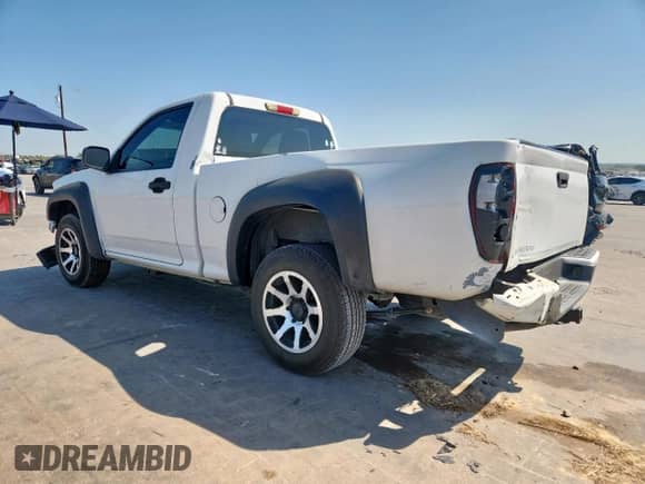 2012 Chevrolet Colorado Work Truck with VIN 1GCCSBF99C8116795, listed as a Copart auction lot 80291455 with 168,496 mi miles and Salvage title. Bid and sale history available at DreamBid. Image 2.