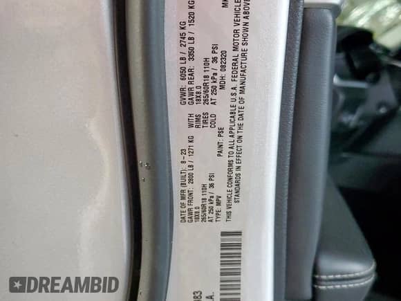 2023 Jeep Grand Cherokee Limited z VIN 1C4RJGBG1P8902983, wystawiony jako Copart lot #63792305 z przebiegiem 35 288 mil mil oraz Szkoda całkowita • Salvage title. Historia ofert i sprzedaży dostępna na DreamBid. Obrazek 13.