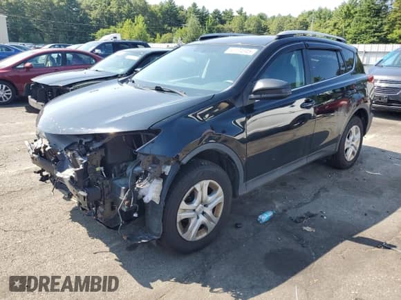 2015 Toyota RAV4 LE with VIN 2T3BFREVXFW255095, listed as a Copart auction lot 65194345 with 194,840 mi miles and Non repairable. Bid and sale history available at DreamBid. Image 1.