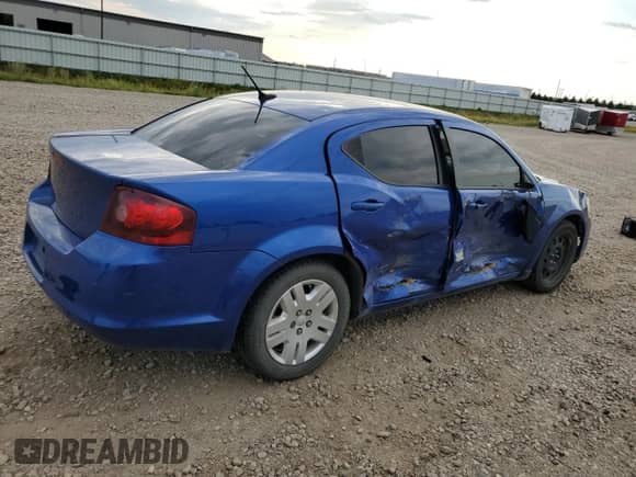 2013 Dodge Avenger SE with VIN 1C3CDZAB7DN608830, listed as a Copart auction lot 68875795 with 202,925 mi miles and Salvage title. Bid and sale history available at DreamBid. Image 3.