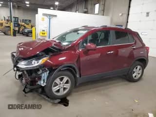 2017 Chevrolet Trax LT with VIN 3GNCJPSB0HL254511, listed as a Copart auction lot 86831915 with 131,128 mi miles and Salvage title. Bid and sale history available at DreamBid. Image 1.