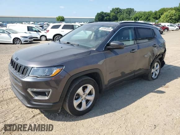 2018 Jeep Compass Latitude with VIN 3C4NJDBBXJT253257, listed as a Copart auction lot 65964955 with 60,088 mi miles and Clean title. Bid and sale history available at DreamBid. Image 1.