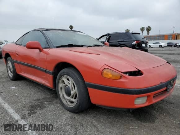 1993 Dodge Stealth with VIN JB3BM54J9PY026302, listed as a Copart auction lot 57169005 with 283,330 mi miles and Salvage title. Bid and sale history available at DreamBid. Image 4.