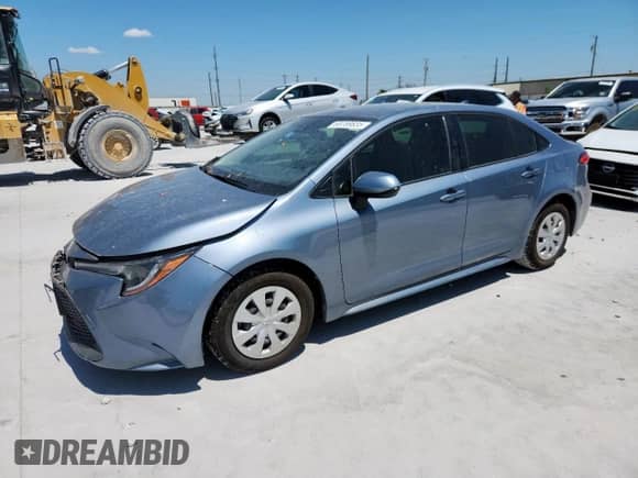 2021 Toyota Corolla L with VIN JTDDPMAE8MJ152316, listed as a Copart auction lot 68789835 with 68,183 mi miles and Salvage title. Bid and sale history available at DreamBid. Image 1.