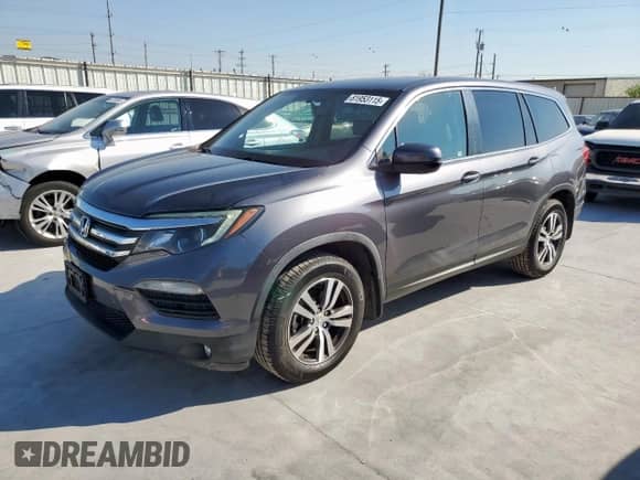 2016 Honda Pilot EX-L z VIN 5FNYF5H88GB055381, wystawiony jako Copart lot #81953115 z przebiegiem 149 367 mil mil oraz Czysty tytuł • Clean title. Historia ofert i sprzedaży dostępna na DreamBid. Obrazek 1.