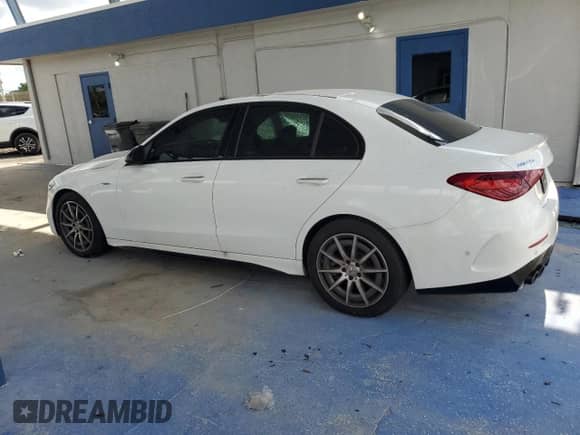 2023 Mercedes-Benz C 43 AMG with VIN W1KAF8HB7PR098740, listed as a Copart auction lot 68827055 with 9,379 mi miles and Clean title. Bid and sale history available at DreamBid. Image 2.