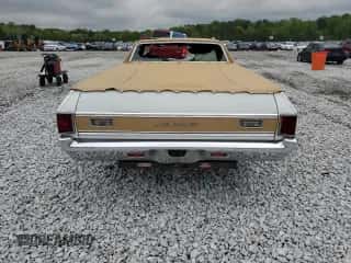 1971 Chevrolet El Camino z VIN 136801L126108, wystawiony jako Copart lot #52032275 z przebiegiem Nie podano mil oraz Nie do naprawy • Non repairable. Historia ofert i sprzedaży dostępna na DreamBid. Obrazek 6.