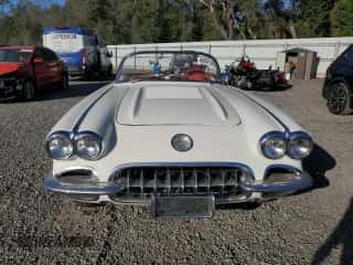 1958 Chevrolet Corvette с VIN J58S101282, выставлен на аукционе Copart как лот 80621274 с пробегом 217 790 миль миль и Списание • Salvage title. История ставок и продаж доступна на DreamBid. Изображение 5.