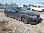 2019 BMW 7 Series with VIN WBA7F2C13KB242430, listed as a Copart auction lot 55525835 with 58,559 mi miles and Salvage title. Bid and sale history available at DreamBid. Image 4.