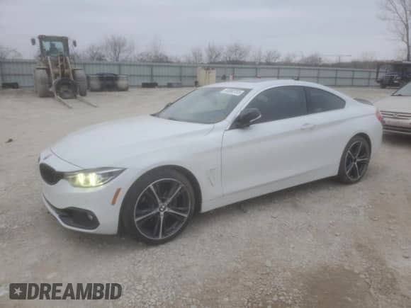 2019 BMW 4 Series 430i xDrive z VIN WBA4W5C59KAE51025, wystawiony jako Copart lot #44980755 z przebiegiem 52 252 mil mil oraz Szkoda całkowita • Salvage title. Historia ofert i sprzedaży dostępna na DreamBid. Obrazek 1.
