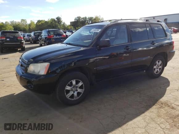 2003 Toyota Highlander с VIN JTEGF21A330072259, выставлен на аукционе Copart как лот 81880395 с пробегом 248 291 миль миль и Списание • Salvage title. История ставок и продаж доступна на DreamBid. Изображение 1.