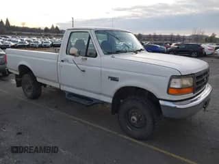 1997 Ford F-250 with VIN 3FTHF26H1VMA23902, listed as a IAAI auction lot 41035336 with 143,243 mi miles and . Bid and sale history available at DreamBid. Image 1.