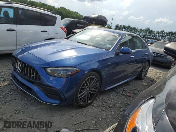 2023 Mercedes-Benz C 43 AMG с VIN W1KAF8HB0PR138222, выставлен на аукционе Copart как лот 63623915 с пробегом 48 960 миль миль и Списание • Salvage title. История ставок и продаж доступна на DreamBid. Изображение 1.