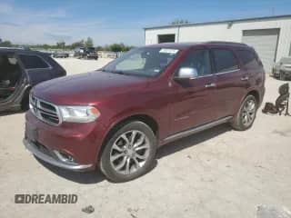 2018 Dodge Durango Citadel Anodized Platinum with VIN 1C4RDJEG7JC404677, listed as a Copart auction lot 70907675 with 157,706 mi miles and Salvage title. Bid and sale history available at DreamBid. Image 1.