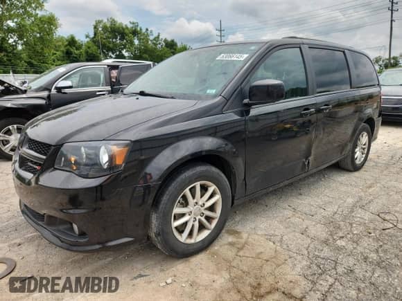 2020 Dodge Grand Caravan SE Plus with VIN 2C4RDGBG2LR236559, listed as a Copart auction lot 63066145 with 57,393 mi miles and Salvage title. Bid and sale history available at DreamBid. Image 1.