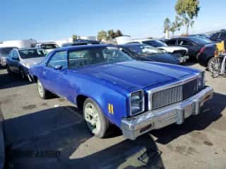 1977 Chevrolet Malibu с VIN 1D37L7Z468916, выставлен на аукционе Copart как лот 78491243 с пробегом Не указан миль и На запчасти • Non repairable. История ставок и продаж доступна на DreamBid. Изображение 4.