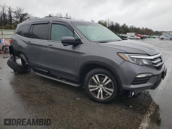 2016 Honda Pilot EX z VIN 5FNYF6H36GB061965, wystawiony jako Copart lot #82306245 z przebiegiem 96 991 mil mil oraz Szkoda całkowita • Salvage title. Historia ofert i sprzedaży dostępna na DreamBid. Obrazek 4.