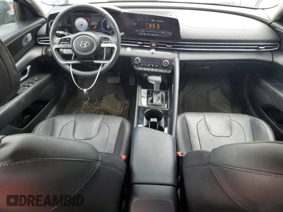 2023 Hyundai Elantra Limited with VIN 5NPLP4AG3PH097350, listed as a Copart auction lot 62901945 with 25,194 mi miles and Salvage title. Bid and sale history available at DreamBid. Image 8.