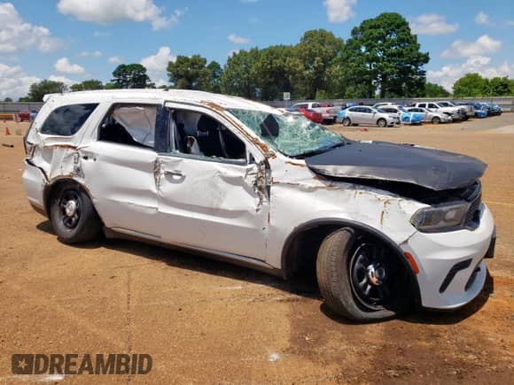 2023 Dodge Durango Pursuit with VIN 1C4RDJFG0PC672266, listed as a Copart auction lot 62505675 with 50,445 mi miles and Salvage title. Bid and sale history available at DreamBid. Image 4.