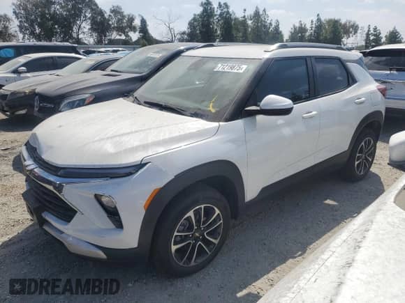 2024 Chevrolet TrailBlazer LT with VIN KL79MRSL0RB071835, listed as a Copart auction lot 71219875 with 18,507 mi miles and Salvage title. Bid and sale history available at DreamBid. Image 1.