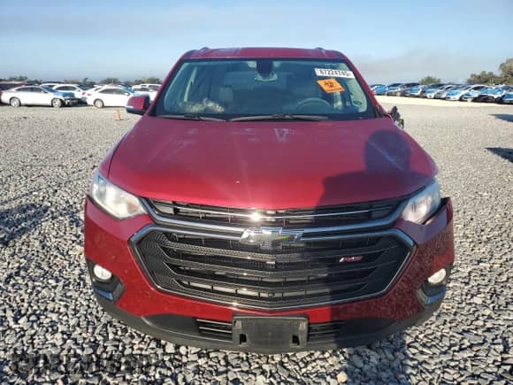 2019 Chevrolet Traverse RS with VIN 1GNERJKW2KJ281564, listed as a Copart auction lot 87224745 with 127,432 mi miles and Salvage title. Bid and sale history available at DreamBid. Image 5.