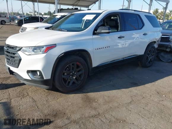 2018 Chevrolet Traverse Premier с VIN 1GNERKKW4JJ219846, выставлен на аукционе IAAI как лот 43299390 с пробегом 112 457 миль миль и . История ставок и продаж доступна на DreamBid. Изображение 2.