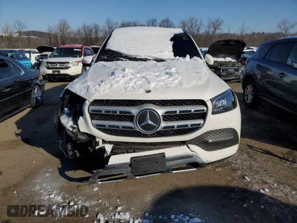 2023 Mercedes-Benz GLS 450 with VIN 4JGFF5KE3PA952411, listed as a Copart auction lot 88307185 with 57,750 mi miles and Salvage title. Bid and sale history available at DreamBid. Image 5.