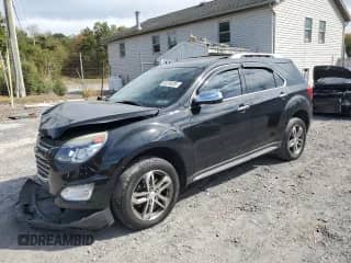 2016 Chevrolet Equinox LTZ z VIN 2GNFLGE36G6211726, wystawiony jako Copart lot #82255255 z przebiegiem 127 611 mil mil oraz Szkoda całkowita • Salvage title. Historia ofert i sprzedaży dostępna na DreamBid. Obrazek 1.