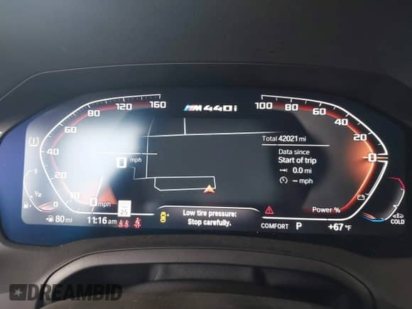 2021 BMW 4 Series M440i xDrive с VIN WBA13AR02MCG58623, выставлен на аукционе IAAI как лот 42688754 с пробегом 42 021 миль миль и . История ставок и продаж доступна на DreamBid. Изображение 7.